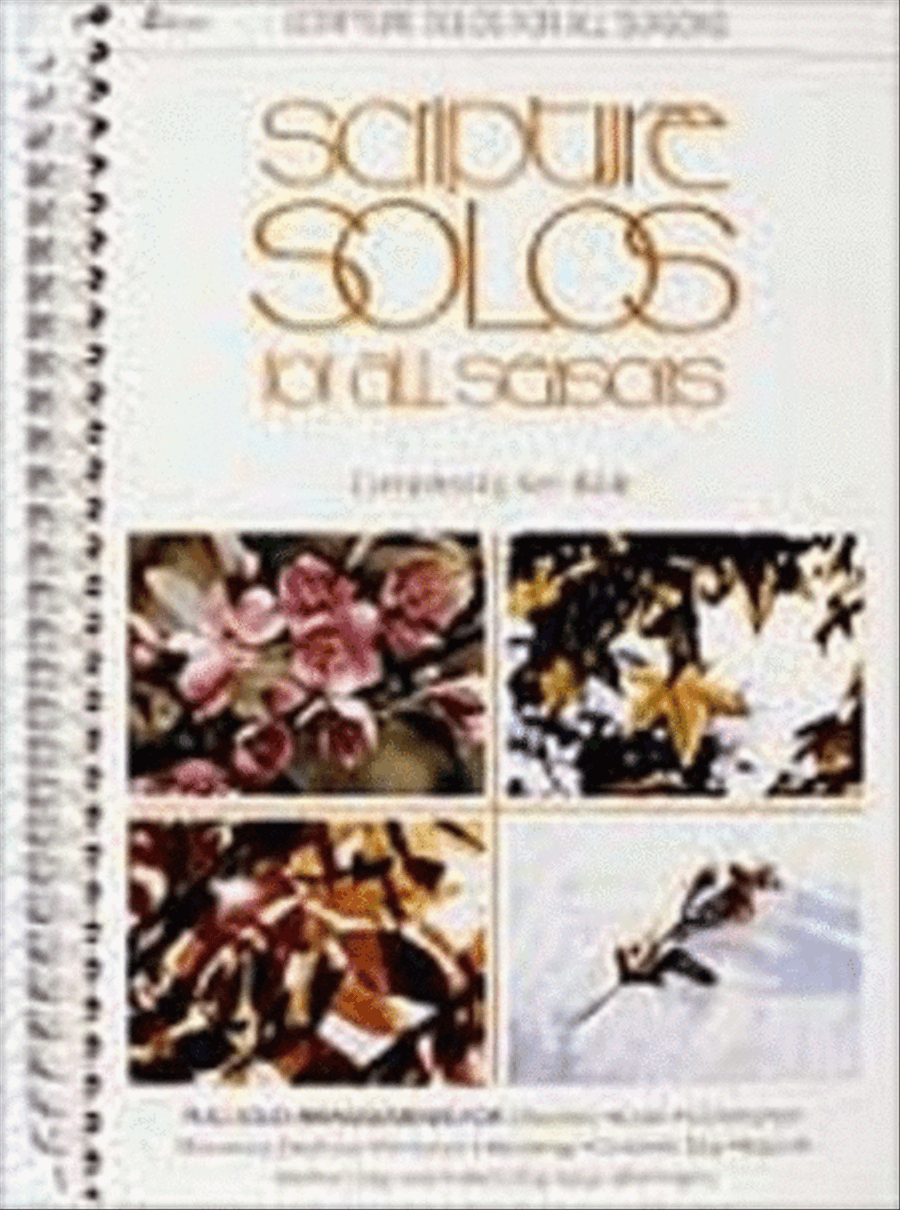 Scripture Solos for All Seasons High Voice scores gallery preview page 1