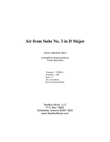 Air on a G String (Air from Suite No. 3 in D Major)