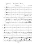 Shalom in E minor