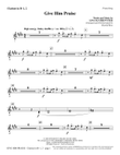 Give Him Praise - Bb Clarinet 1 & 2