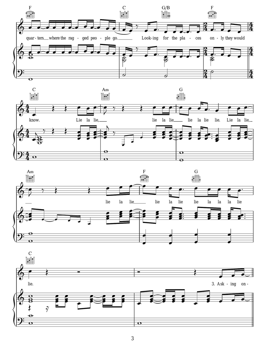 The Boxer The Boxer Acoustic Guitar scores gallery preview page 3