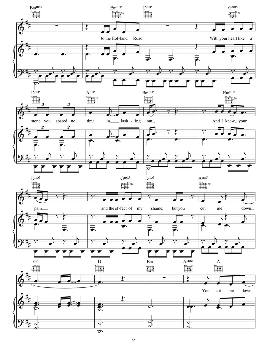 Holland Road Holland Road Acoustic Guitar scores gallery preview page 2