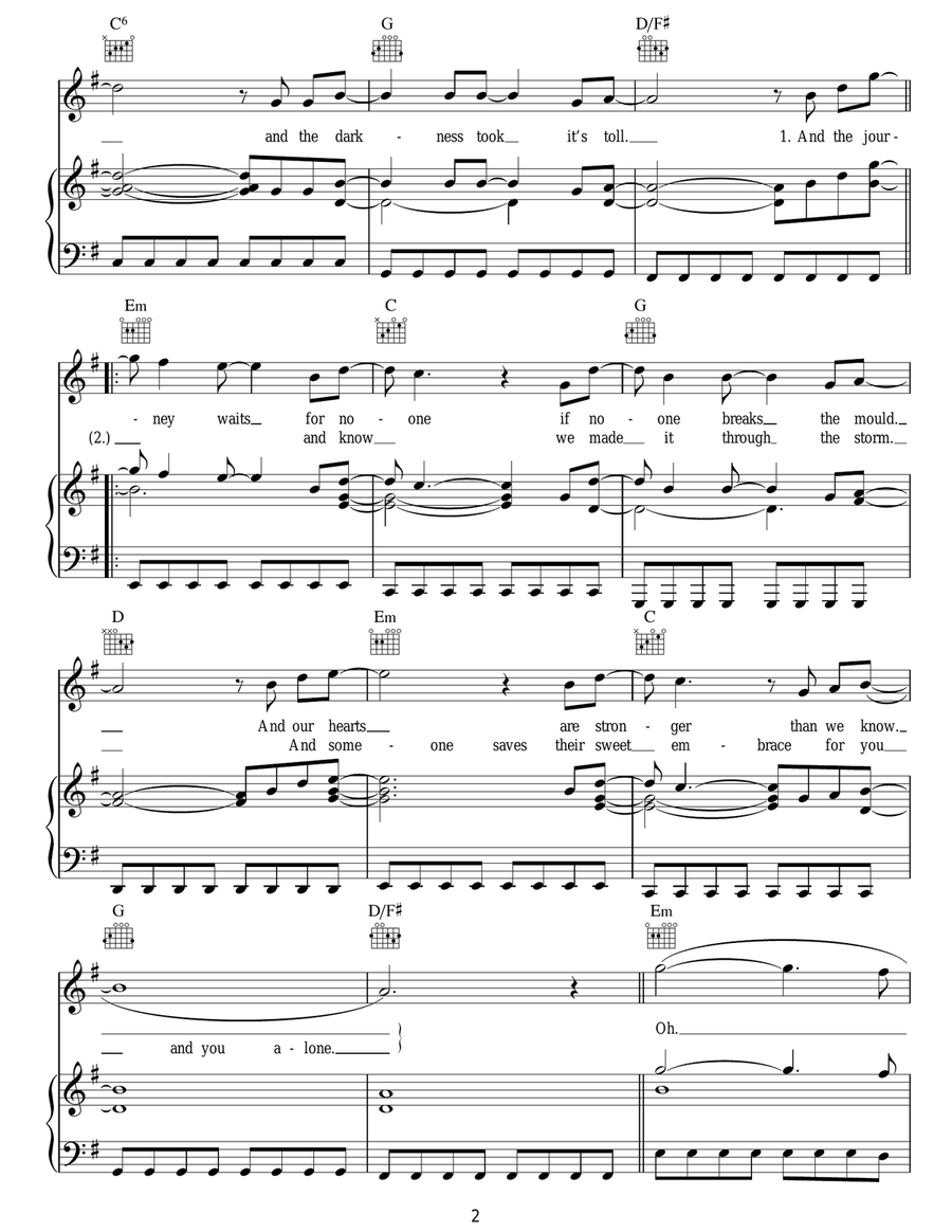 Learn To Love Again Learn To Love Again Acoustic Guitar scores gallery preview page 2