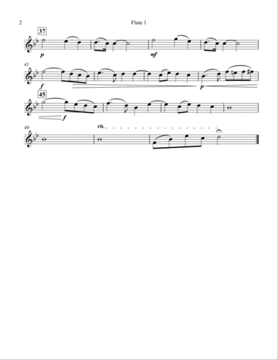 Panis Angelicus - Parts Flute Solo scores gallery preview page 2