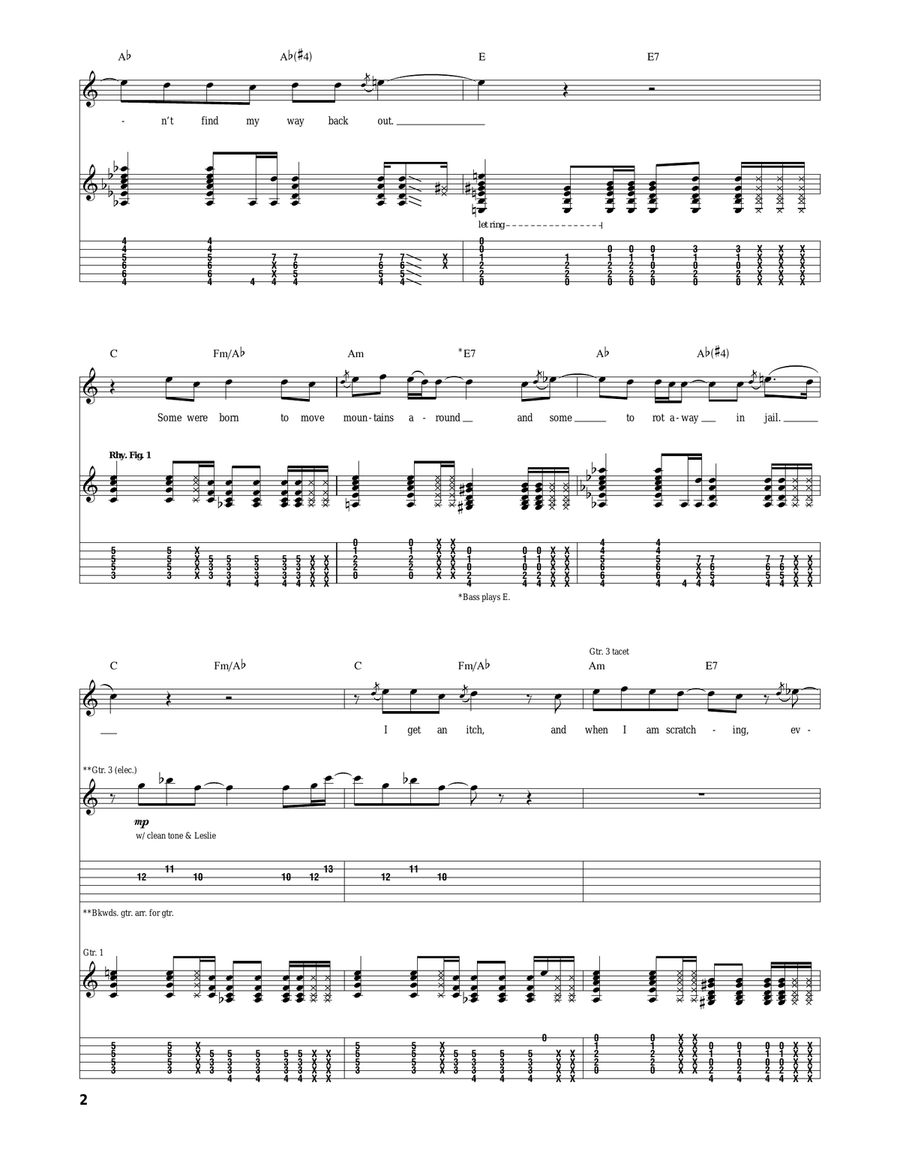 Halfway There Halfway There Acoustic Guitar scores gallery preview page 2