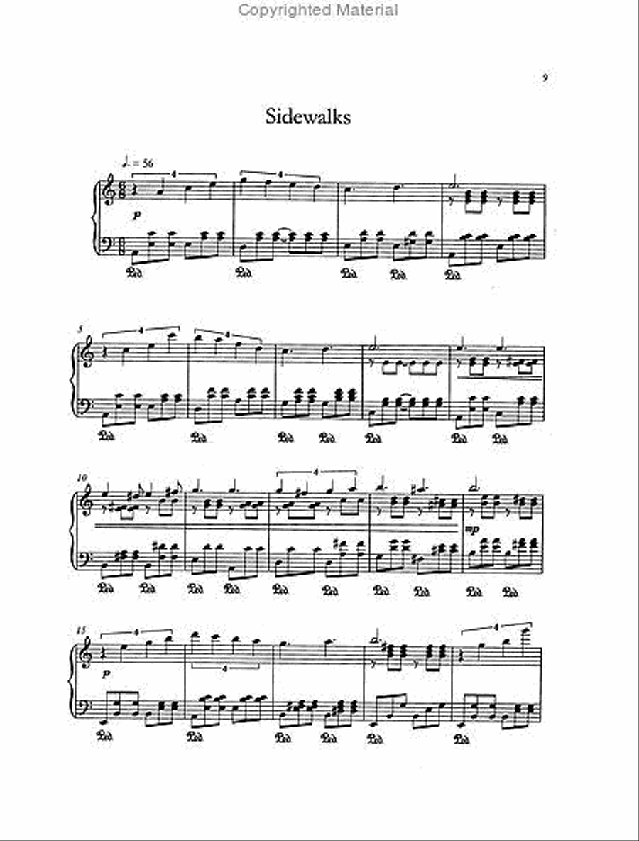 Stone Rose -- 5 Pieces for Piano Piano scores gallery preview page 3