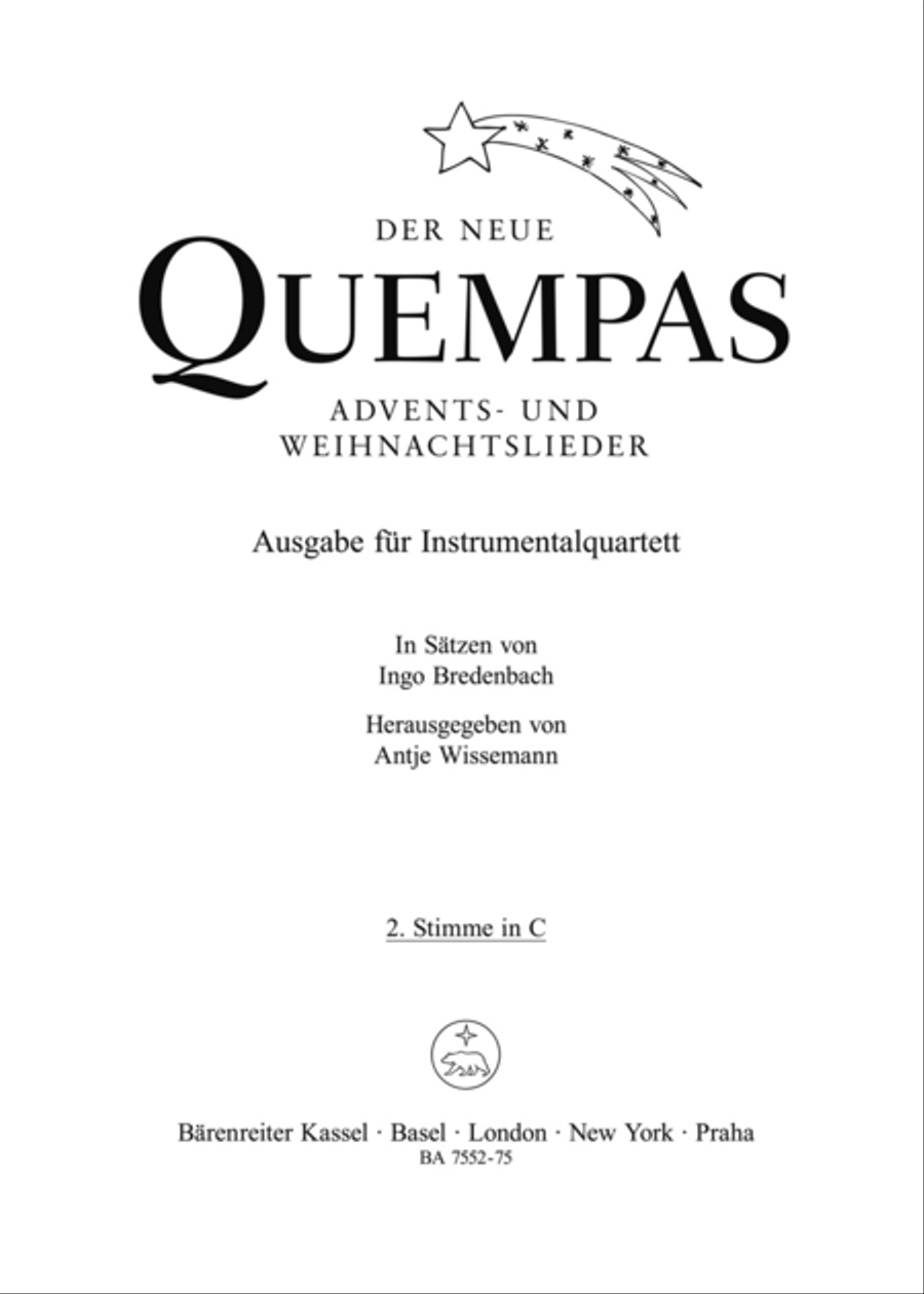 Der neue Quempas. Advents- und Weihnachtslieder Christmas scores gallery preview page 1