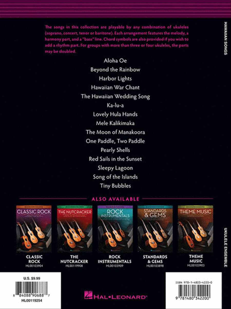 Hawaiian Songs Ukulele scores gallery preview page 2