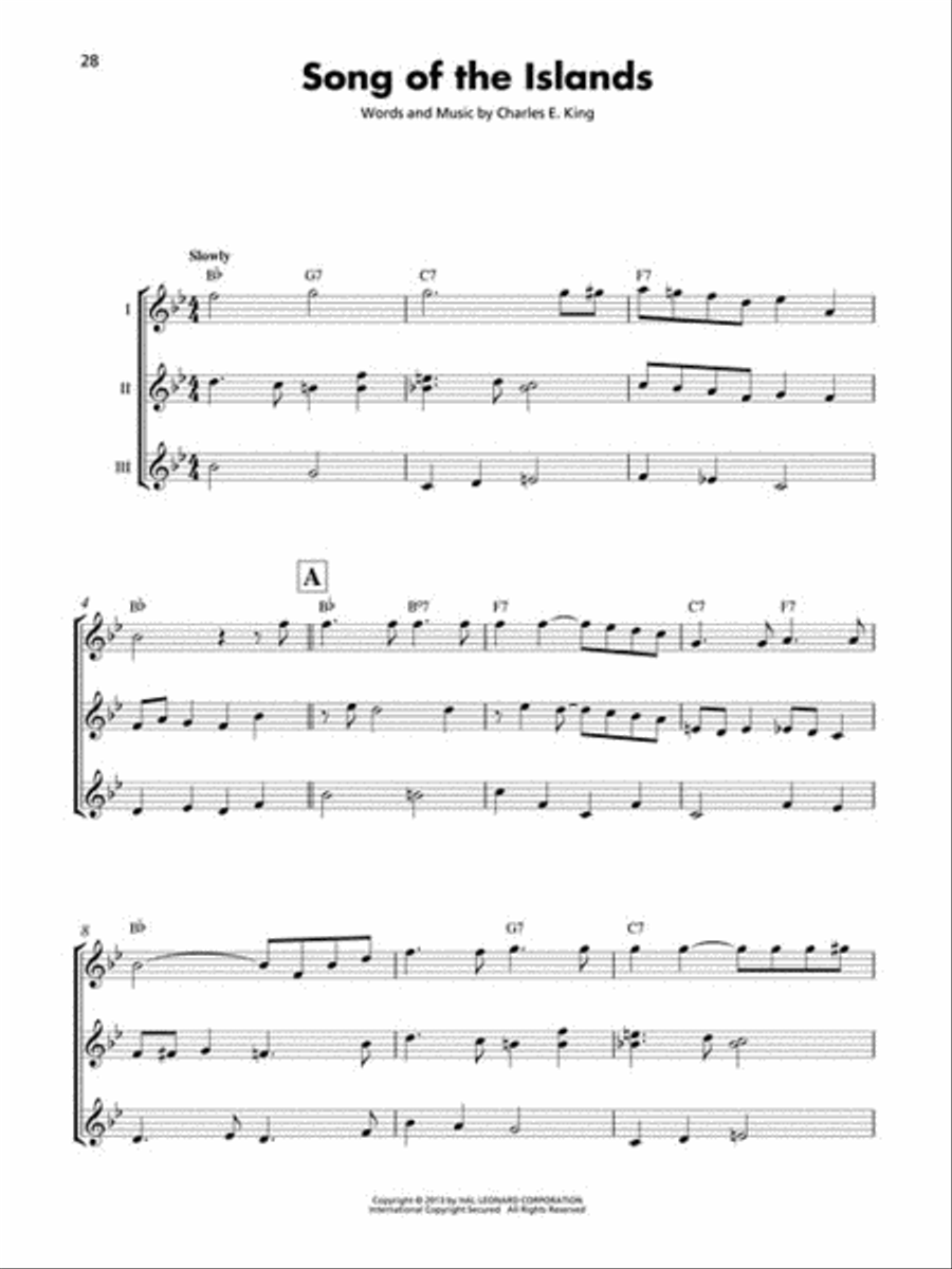 Hawaiian Songs Ukulele scores gallery preview page 4