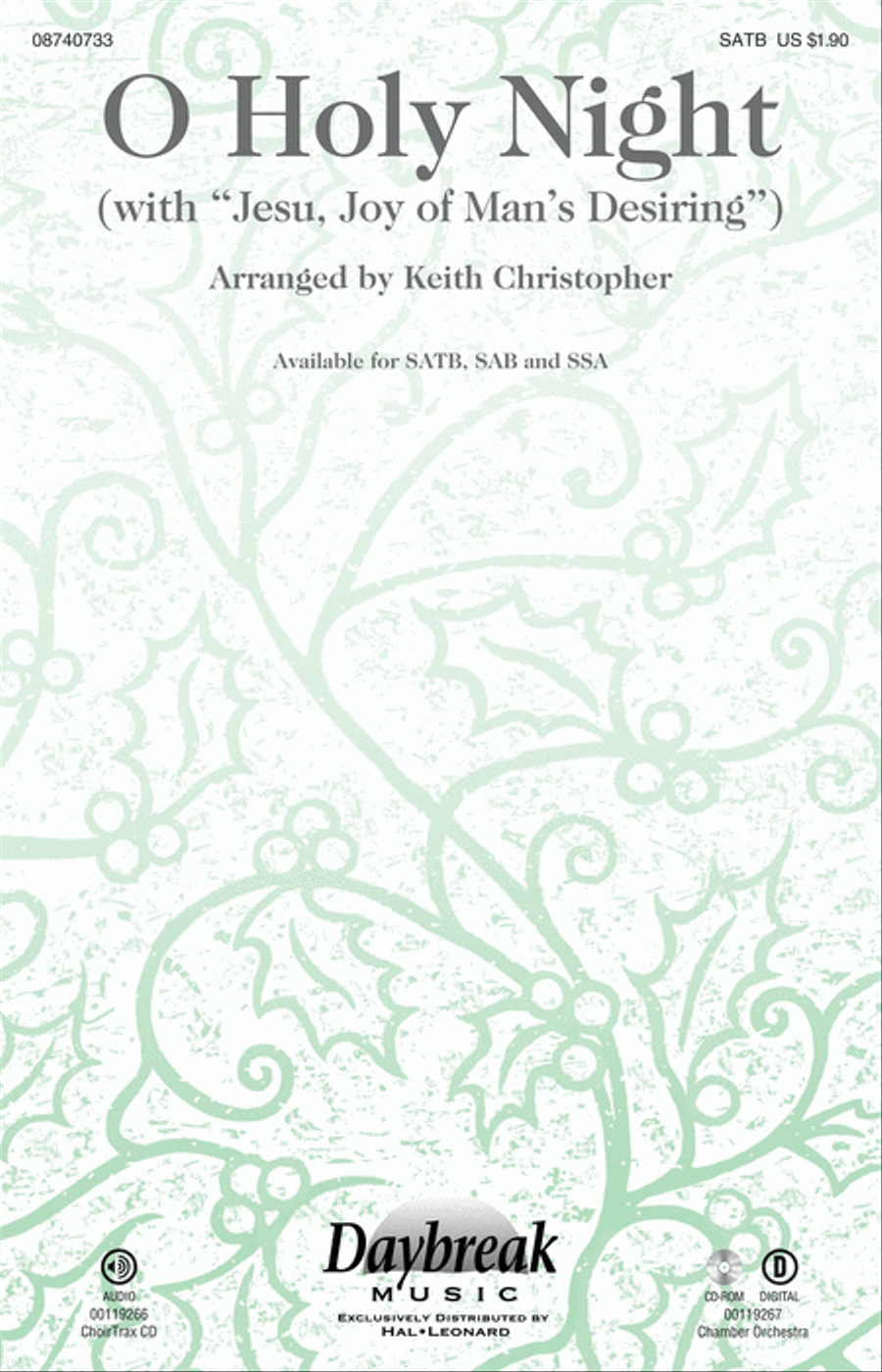 O Holy Night - ChoirTrax CD Choir scores gallery preview page 1