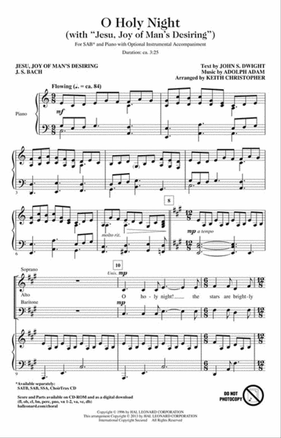 O Holy Night - ChoirTrax CD Choir scores gallery preview page 2