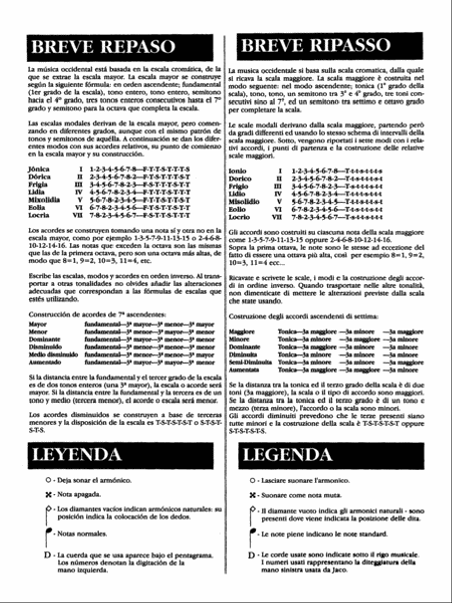 Jaco Pastorius -- Modern Electric Bass Electric Guitar scores gallery preview page 3