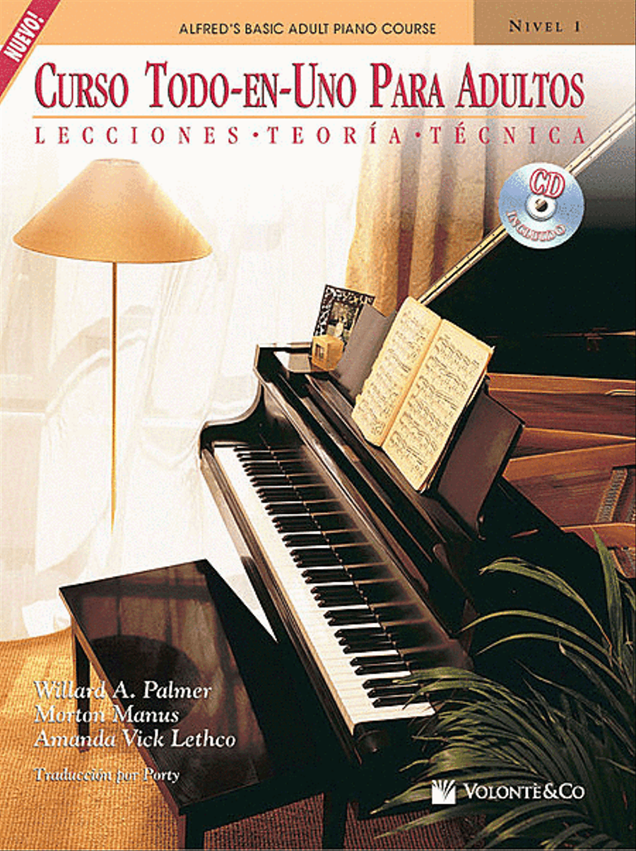 Curso Todo-En-Uno Para Adultos, Nivel 1 Piano Method scores gallery preview page 1