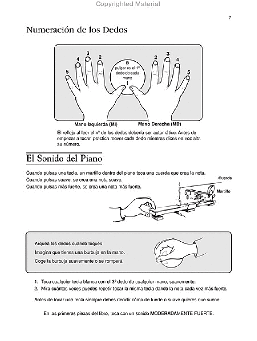Curso Todo-En-Uno Para Adultos, Nivel 1 Piano Method scores gallery preview page 8