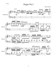 Fugue No.1 in F minor