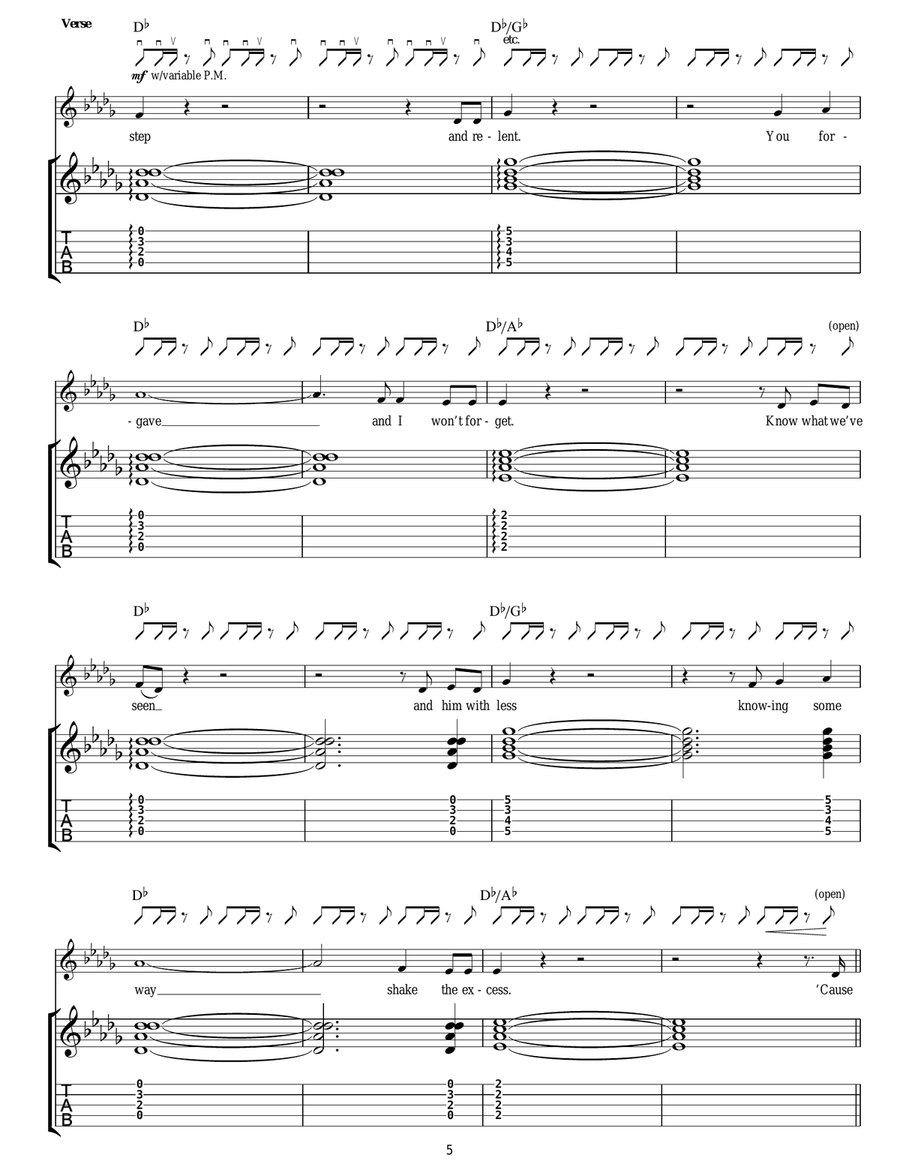 I Will Wait I Will Wait Acoustic Guitar scores gallery preview page 5
