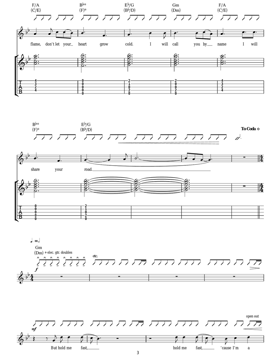 Hopeless Wanderer Hopeless Wanderer Acoustic Guitar scores gallery preview page 3