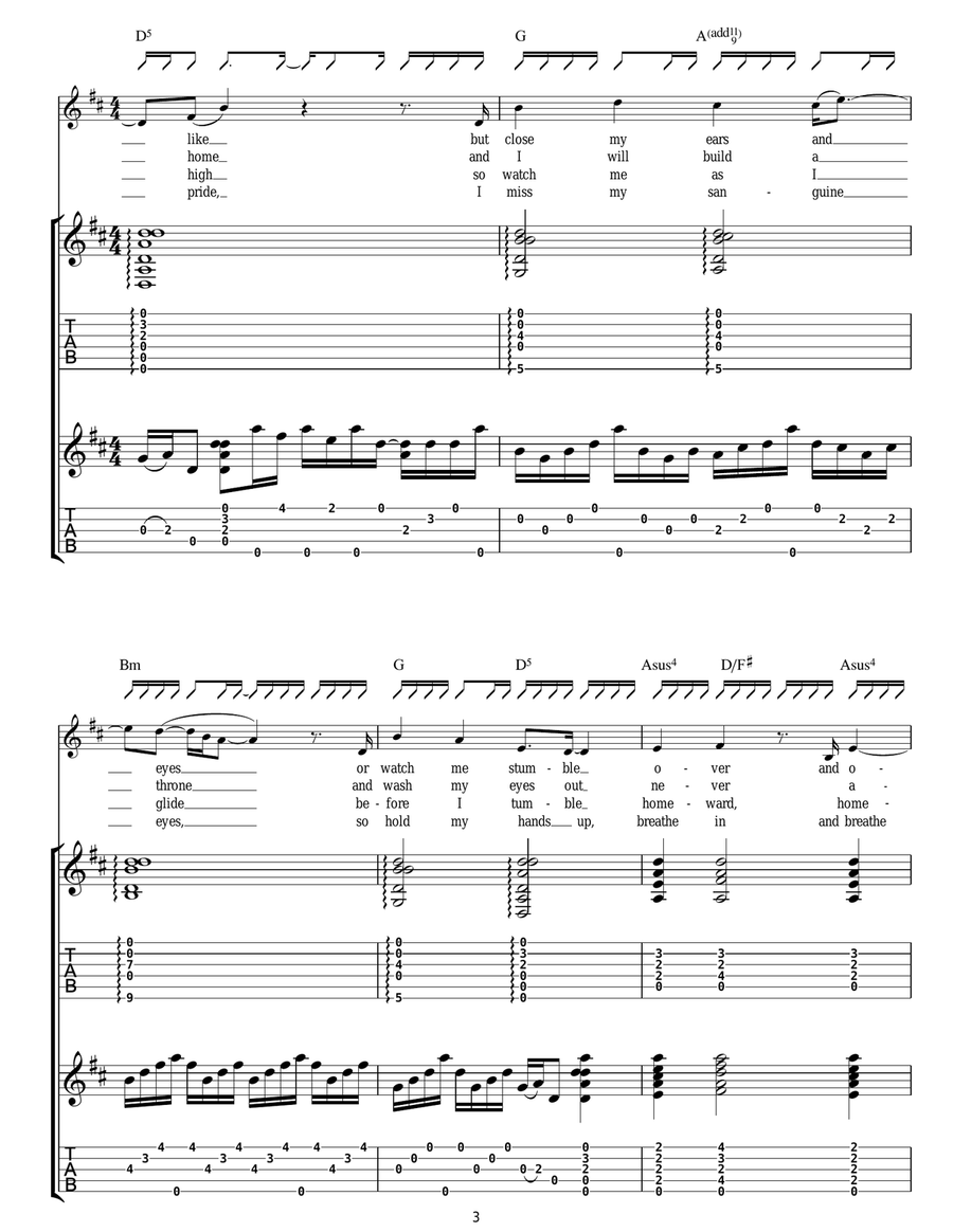 Lover Of The Light Lover Of The Light Acoustic Guitar scores gallery preview page 3