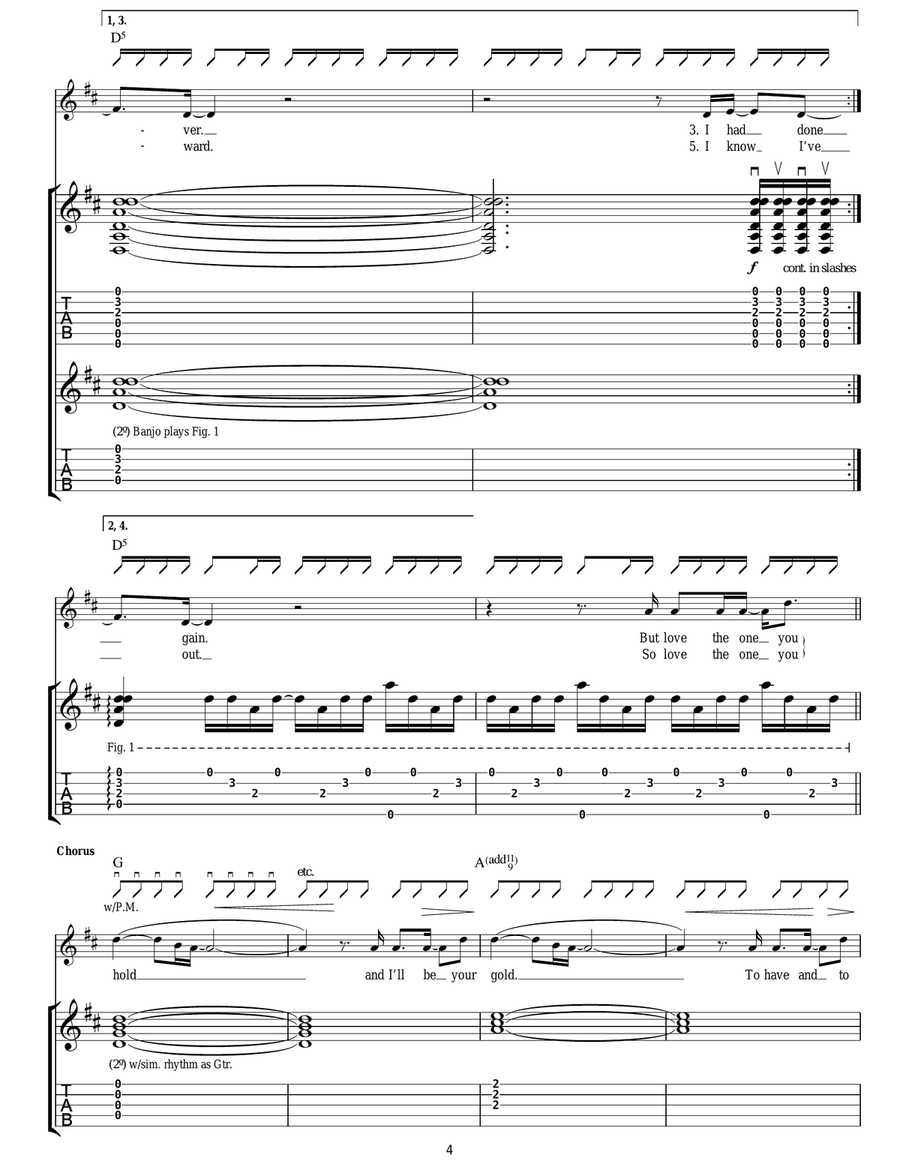 Lover Of The Light Lover Of The Light Acoustic Guitar scores gallery preview page 4