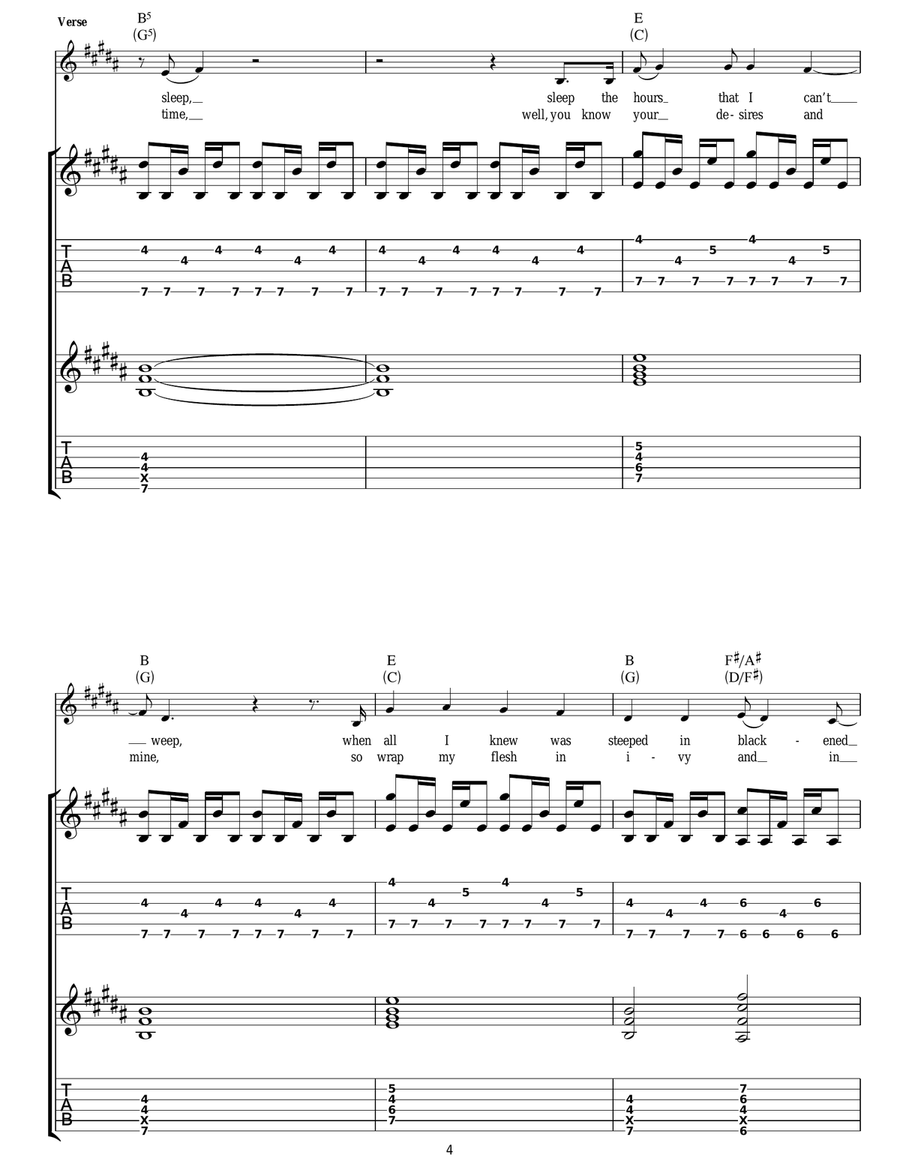 Below My Feet Below My Feet Acoustic Guitar scores gallery preview page 4
