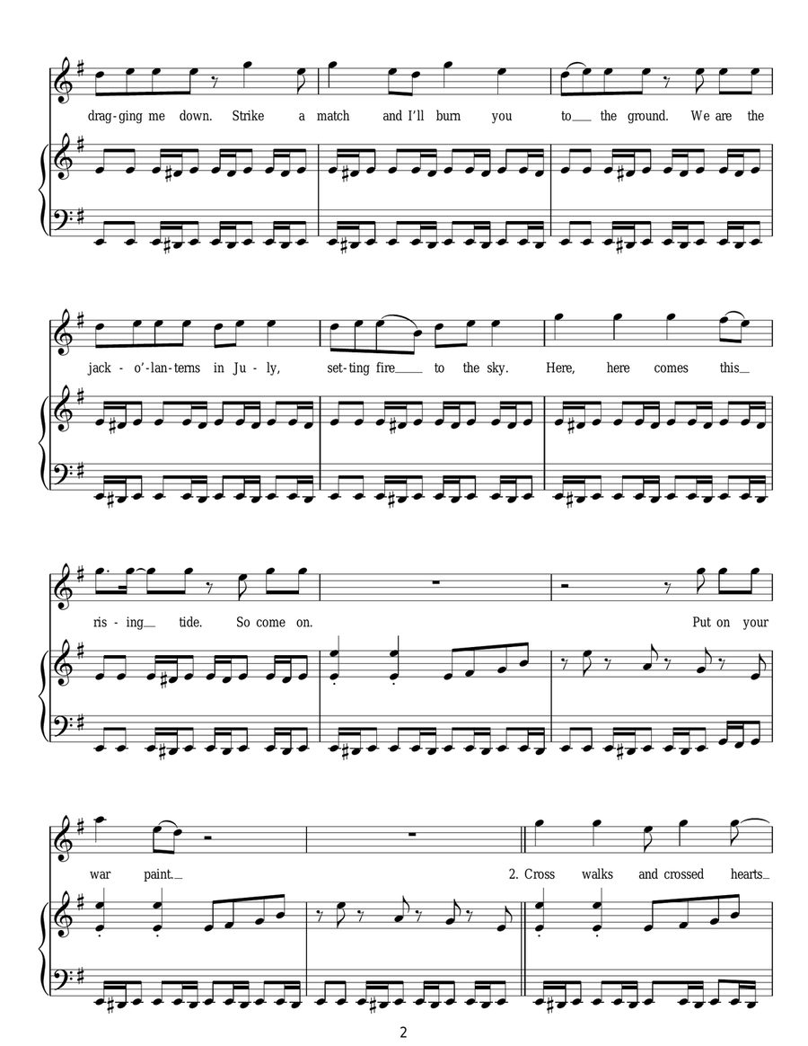 The Phoenix The Phoenix Guitar scores gallery preview page 2