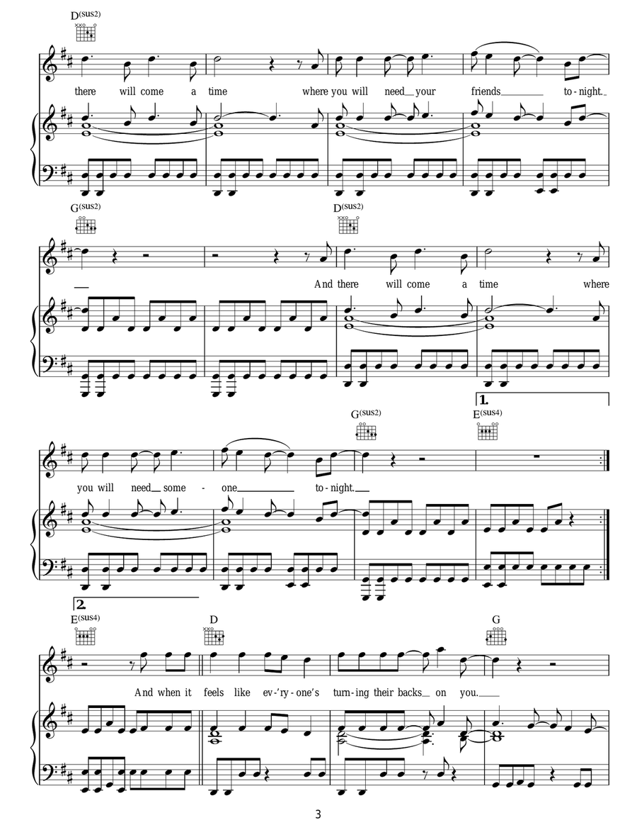 There Will Come A Time There Will Come A Time Acoustic Guitar scores gallery preview page 3
