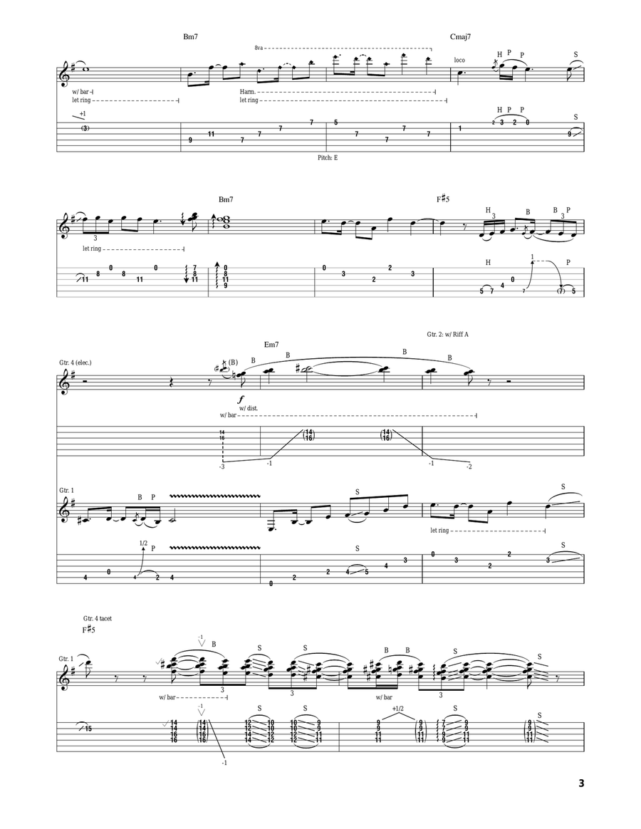 The Moon And I The Moon And I Acoustic Guitar scores gallery preview page 3