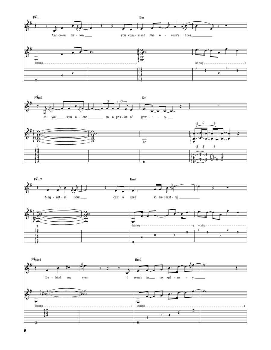 The Moon And I The Moon And I Acoustic Guitar scores gallery preview page 6