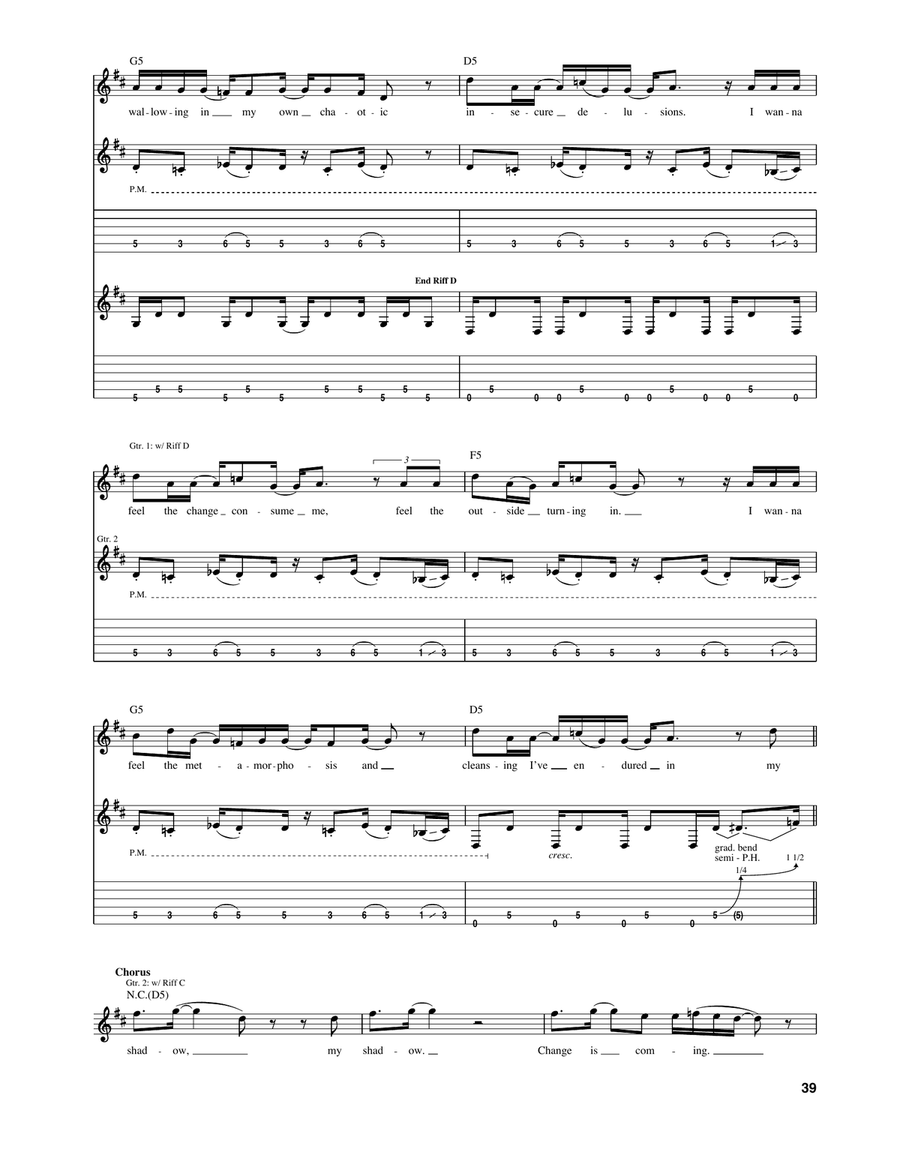 Forty Six & 2 Forty Six & 2 Acoustic Guitar scores gallery preview page 6