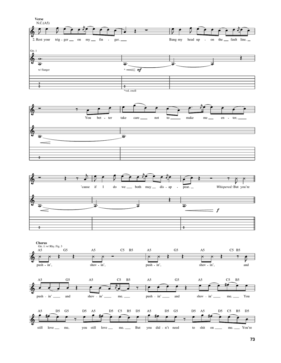 Pushit Pushit Electric Guitar scores gallery preview page 4
