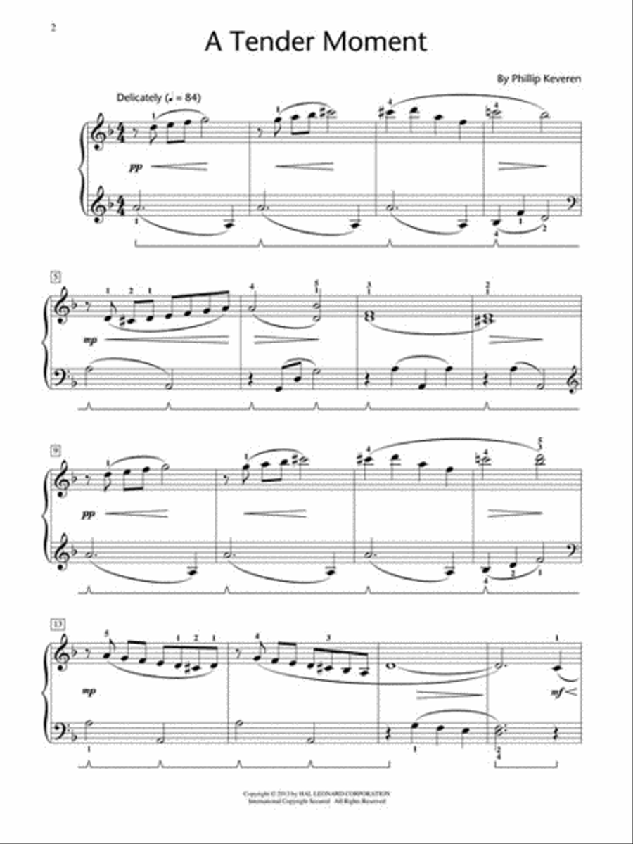A Tender Moment Piano Method scores gallery preview page 2