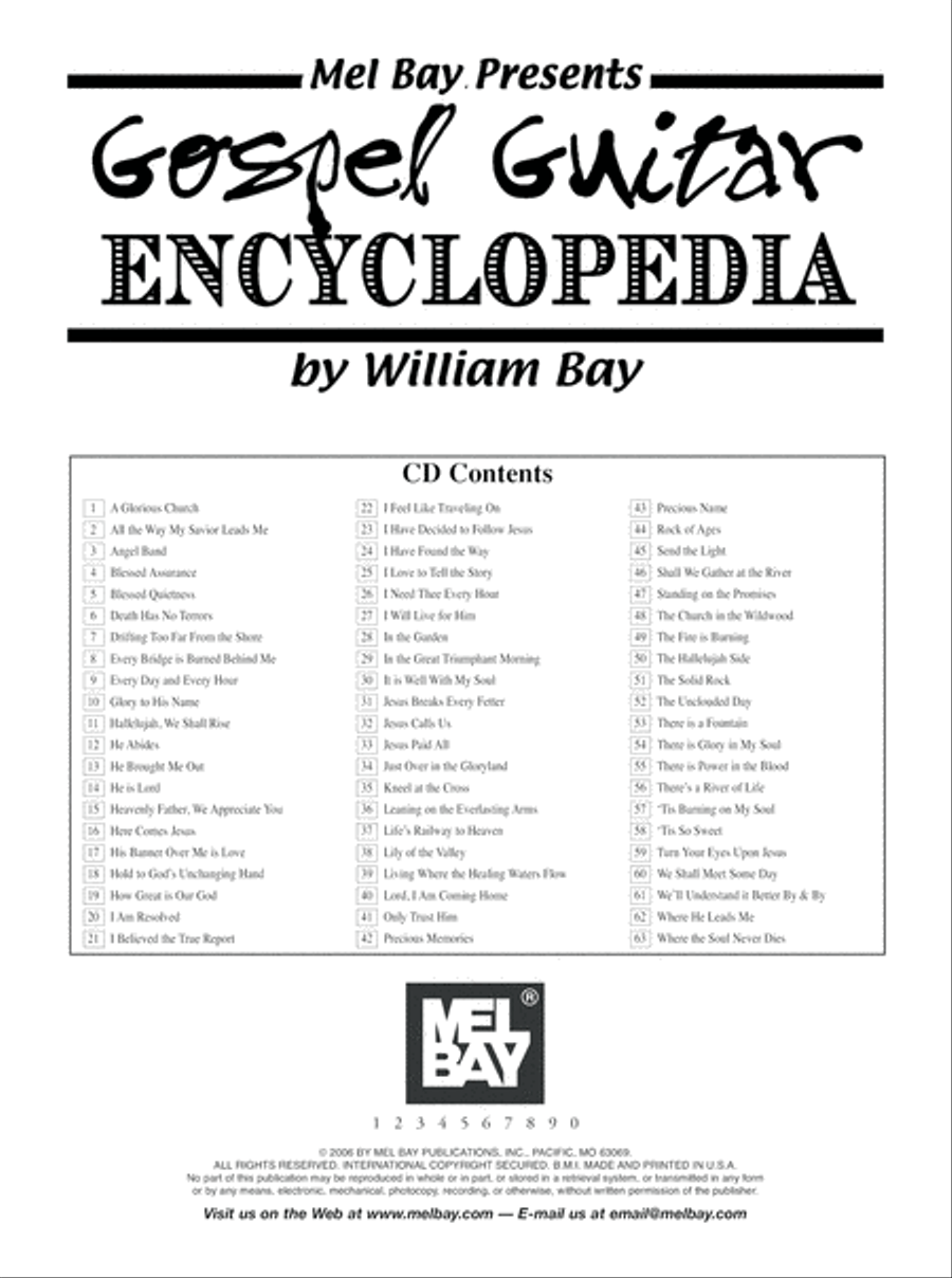Gospel Guitar Encyclopedia Flatpicking Guitar scores gallery preview page 3