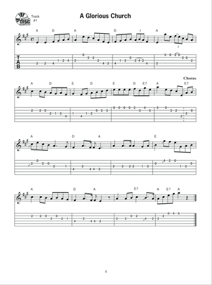 Gospel Guitar Encyclopedia Flatpicking Guitar scores gallery preview page 6