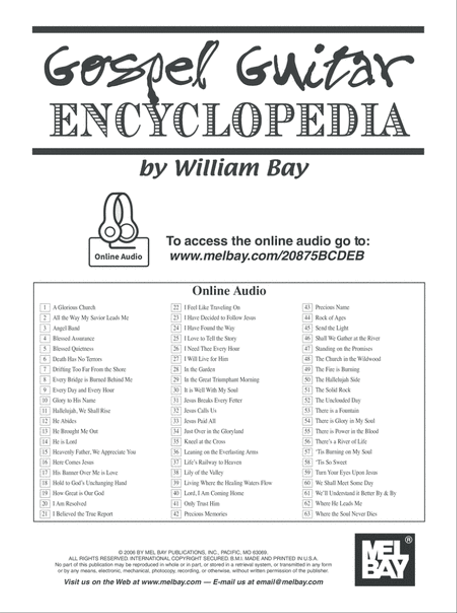 Gospel Guitar Encyclopedia Flatpicking Guitar scores gallery preview page 7