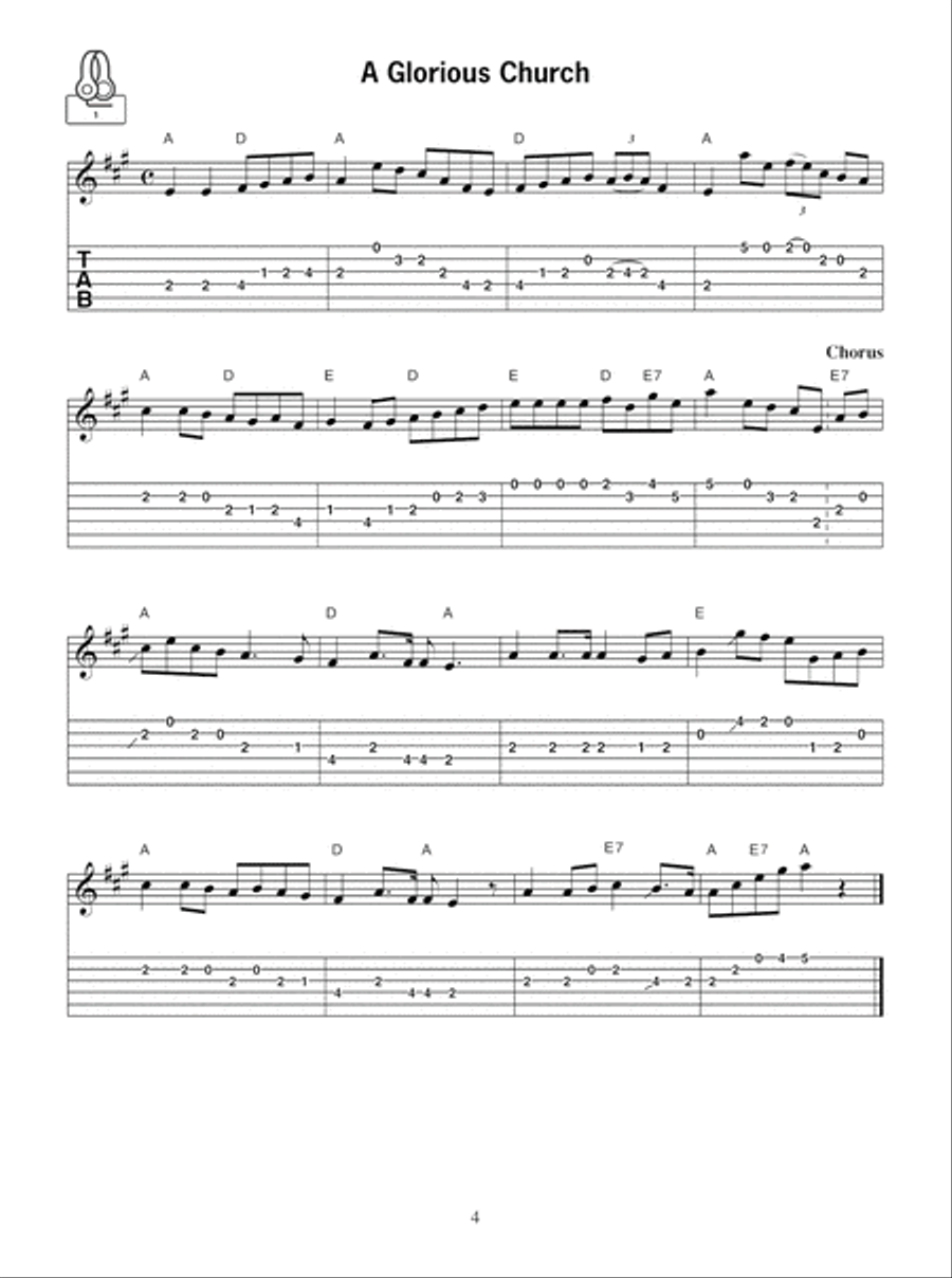 Gospel Guitar Encyclopedia Flatpicking Guitar scores gallery preview page 10