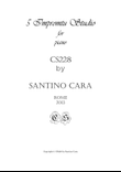 5 Impromptu Studies for piano - Complete