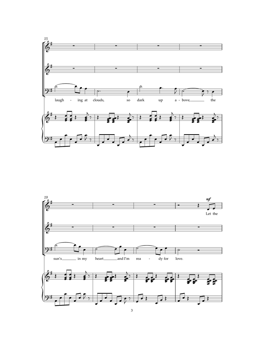 Singin' In The Rain Singin' In The Rain Guitar scores gallery preview page 3