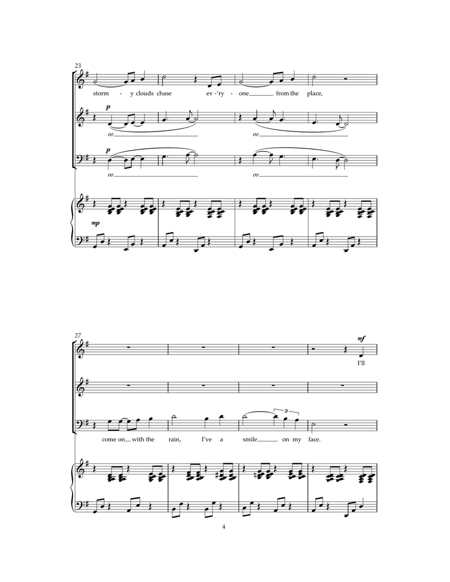 Singin' In The Rain Singin' In The Rain Guitar scores gallery preview page 4