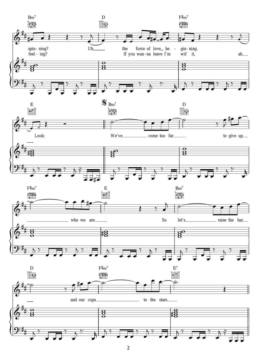Get Lucky (featuring Pharrell Williams) Acoustic Guitar scores gallery preview page 2