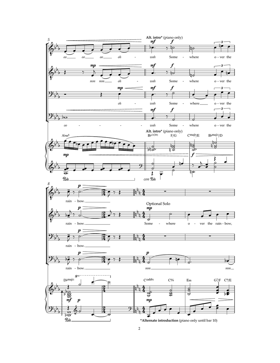 Over The Rainbow (from The Wizard Of Oz) Guitar scores gallery preview page 2