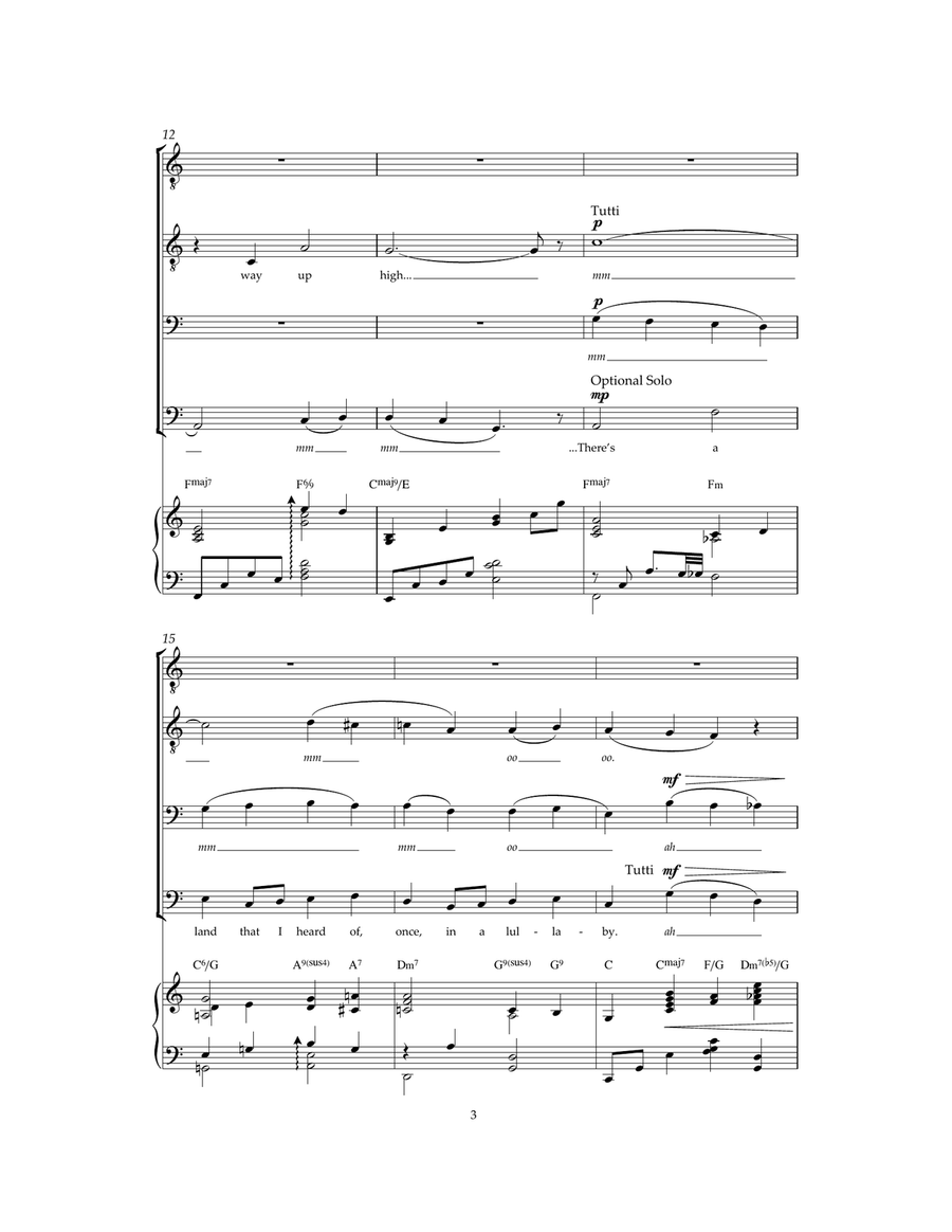 Over The Rainbow (from The Wizard Of Oz) Guitar scores gallery preview page 3