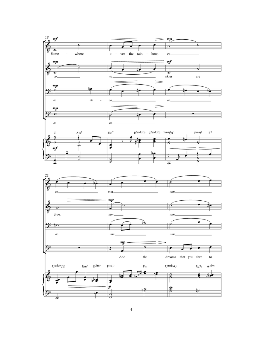 Over The Rainbow (from The Wizard Of Oz) Guitar scores gallery preview page 4