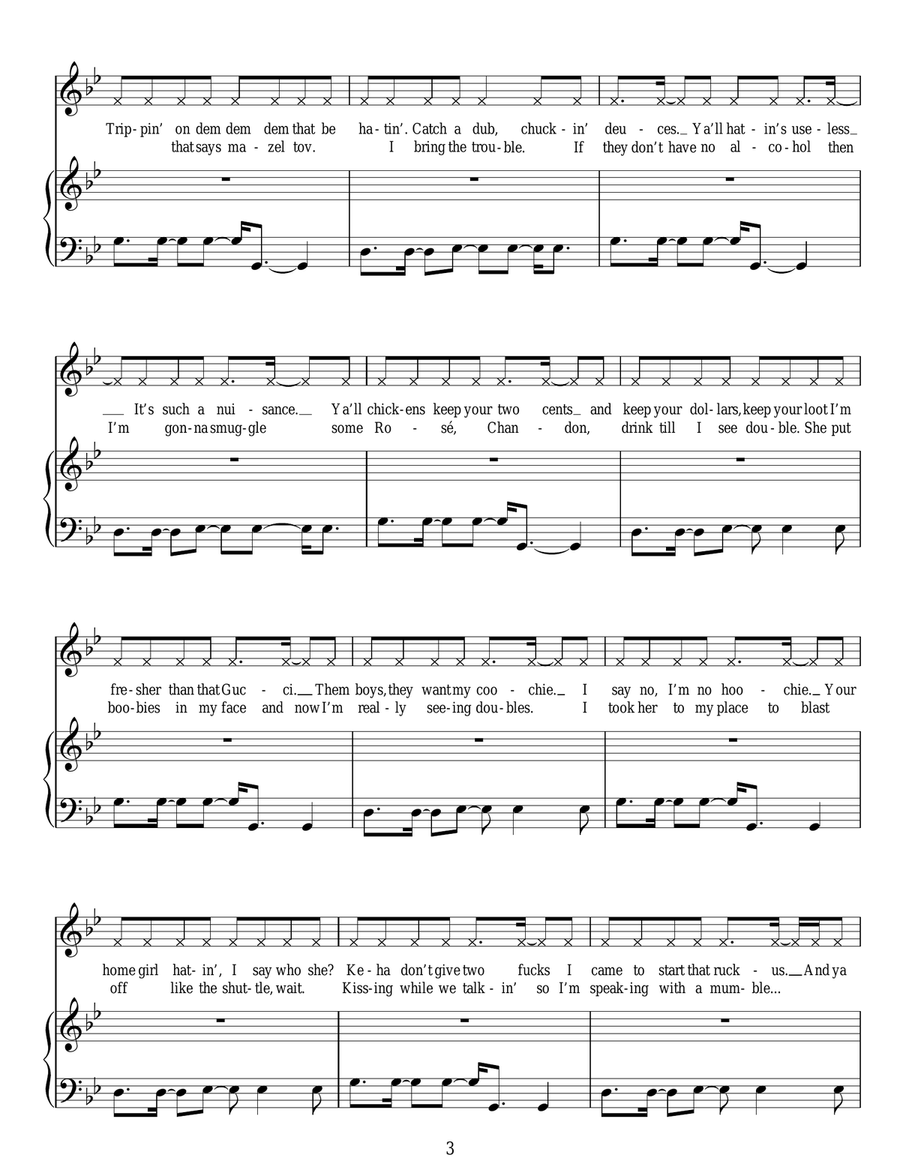 Crazy Kids Crazy Kids Guitar scores gallery preview page 3
