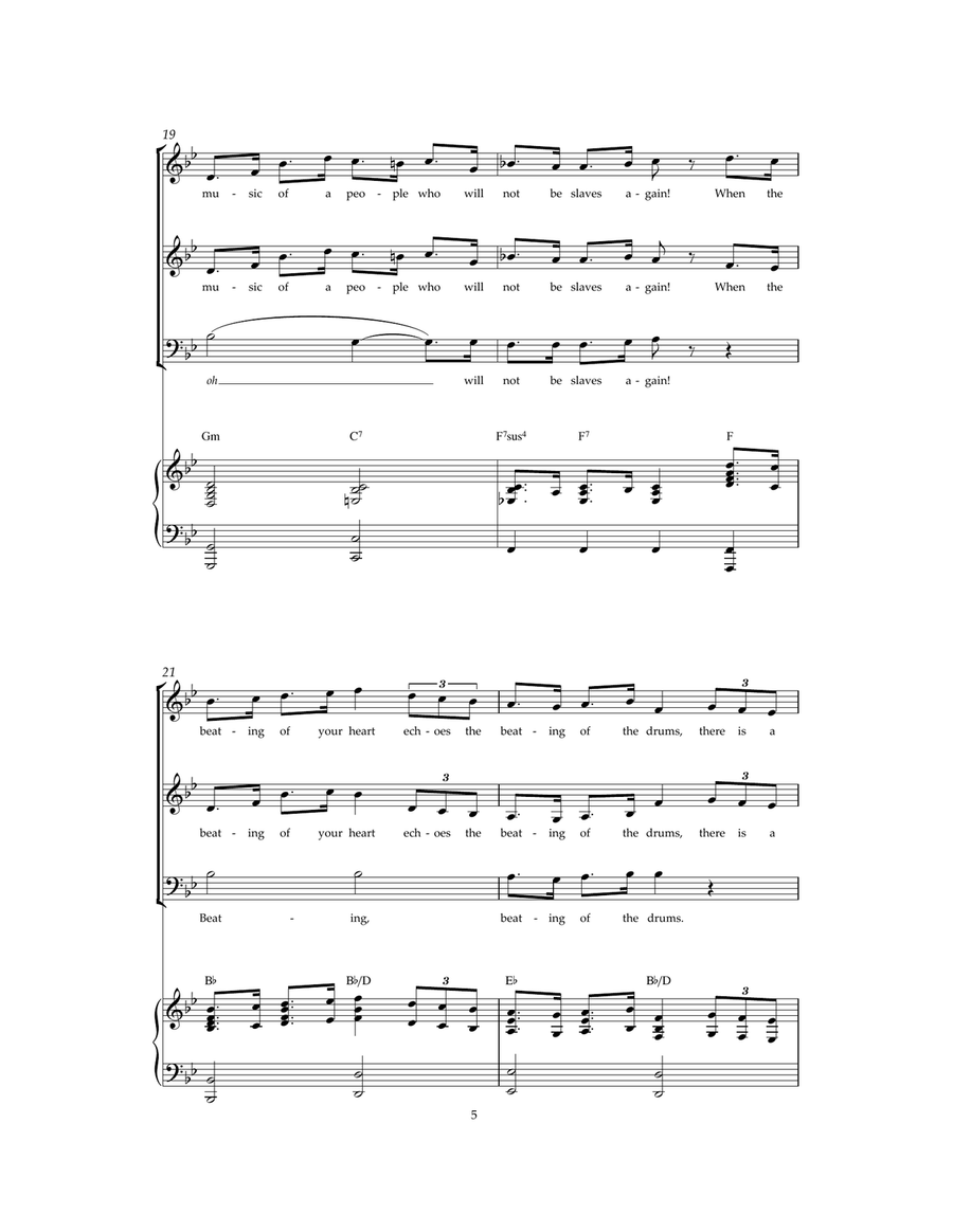 Do You Hear The People Sing? (from Les Miserables) Guitar scores gallery preview page 5