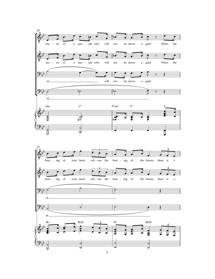 Do You Hear The People Sing? (from Les Miserables) Guitar scores gallery preview page 5