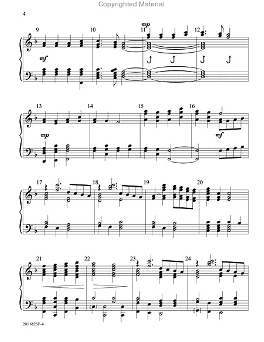 Echoing Their Joyous Strains 5-Octaves scores gallery preview page 3
