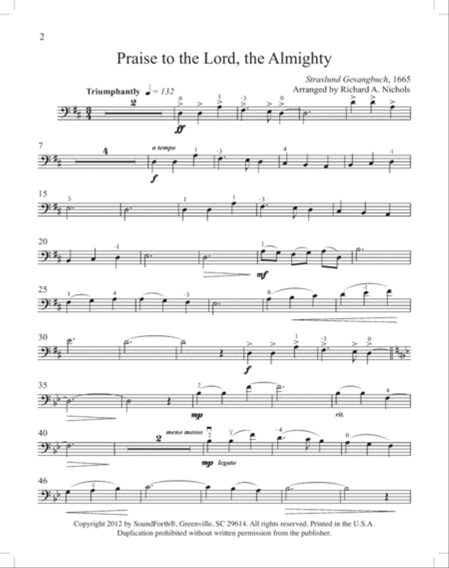 Instruments of Glory, Vol. 3 - Cello Book and CD Cello scores gallery preview page 2