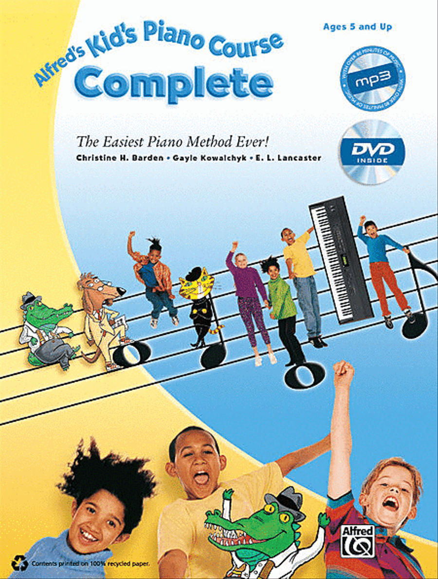 Alfred's Kid's Piano Course Complete Piano Method scores gallery preview page 1