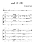 Lamb of God CHORAL SCORE (Proclaim: New English Translation of the Roman Missal)