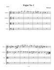 Fugue No. 1